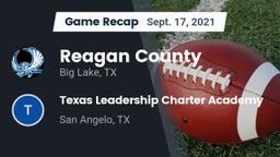 Recap: Reagan County  vs. Texas Leadership Charter Academy  2021