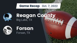 Recap: Reagan County  vs. Forsan  2022