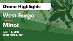 West Fargo  vs Minot  Game Highlights - Feb. 11, 2023