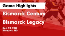 Bismarck Century  vs Bismarck Legacy  Game Highlights - Dec. 20, 2022