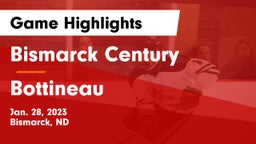 Bismarck Century  vs Bottineau  Game Highlights - Jan. 28, 2023