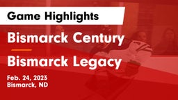 Bismarck Century  vs Bismarck Legacy  Game Highlights - Feb. 24, 2023