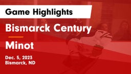Bismarck Century  vs Minot  Game Highlights - Dec. 5, 2023