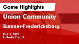 Union Community  vs Sumner-Fredericksburg  Game Highlights - Oct. 6, 2020