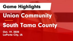 Union Community  vs South Tama County  Game Highlights - Oct. 19, 2020