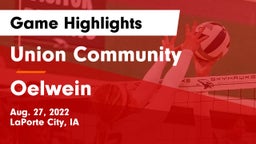 Union Community  vs Oelwein  Game Highlights - Aug. 27, 2022