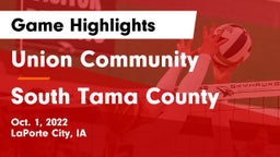 Union Community  vs South Tama County  Game Highlights - Oct. 1, 2022