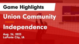 Union Community  vs Independence  Game Highlights - Aug. 26, 2023