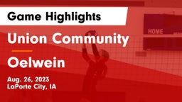 Union Community  vs Oelwein  Game Highlights - Aug. 26, 2023