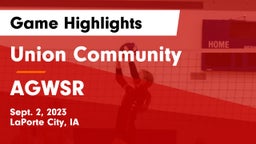 Union Community  vs AGWSR  Game Highlights - Sept. 2, 2023