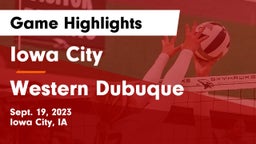 Iowa City  vs Western Dubuque  Game Highlights - Sept. 19, 2023