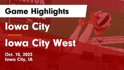 Iowa City  vs Iowa City West Game Highlights - Oct. 10, 2023