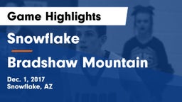 Snowflake  vs Bradshaw Mountain Game Highlights - Dec. 1, 2017
