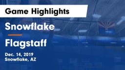 Snowflake  vs Flagstaff  Game Highlights - Dec. 14, 2019