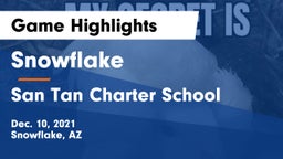 Snowflake  vs San Tan Charter School Game Highlights - Dec. 10, 2021