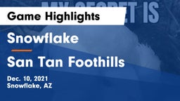 Snowflake  vs San Tan Foothills  Game Highlights - Dec. 10, 2021