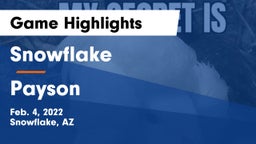 Snowflake  vs Payson  Game Highlights - Feb. 4, 2022