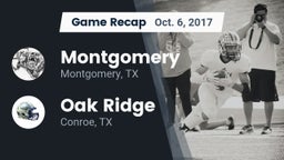 Recap: Montgomery  vs. Oak Ridge  2017