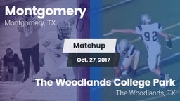 Matchup: Montgomery High vs. The Woodlands College Park  2017
