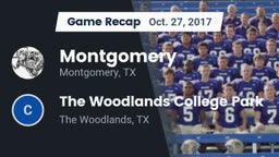 Recap: Montgomery  vs. The Woodlands College Park  2017