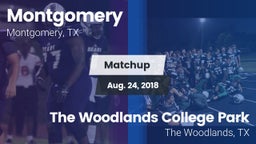 Matchup: Montgomery High vs. The Woodlands College Park  2018
