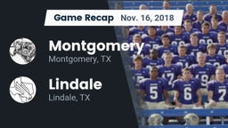 Recap: Montgomery  vs. Lindale  2018