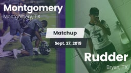 Matchup: Montgomery High vs. Rudder  2019