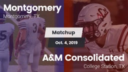 Matchup: Montgomery High vs. A&M Consolidated  2019