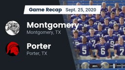 Recap: Montgomery  vs. Porter  2020