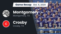 Recap: Montgomery  vs. Crosby  2020