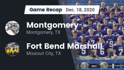 Recap: Montgomery  vs. Fort Bend Marshall  2020