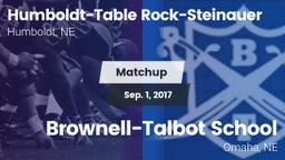Matchup: Humboldt-Table vs. Brownell-Talbot School 2017