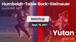 Matchup: Humboldt-Table vs. Yutan  2017