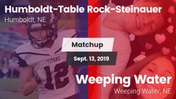 Matchup: Humboldt-Table vs. Weeping Water  2019