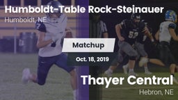 Matchup: Humboldt-Table vs. Thayer Central  2019