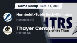 Recap: Humboldt-Table Rock-Steinauer  vs. Thayer Central  2020