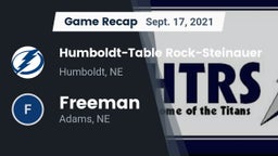 Recap: Humboldt-Table Rock-Steinauer  vs. Freeman  2021
