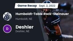 Recap: Humboldt-Table Rock-Steinauer  vs. Deshler  2022