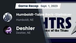 Recap: Humboldt-Table Rock-Steinauer  vs. Deshler  2023