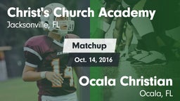Matchup: Christ's Church vs. Ocala Christian  2016