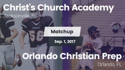 Matchup: Christ's Church vs. Orlando Christian Prep  2017