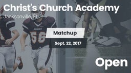 Matchup: Christ's Church vs. Open 2017