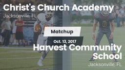 Matchup: Christ's Church vs. Harvest Community School 2017