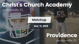 Matchup: Christ's Church vs. Providence  2019