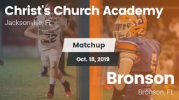 Matchup: Christ's Church vs. Bronson  2019