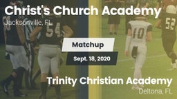 Matchup: Christ's Church vs. Trinity Christian Academy  2020