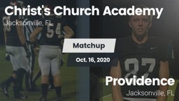 Matchup: Christ's Church vs. Providence  2020