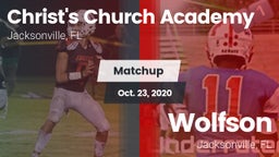 Matchup: Christ's Church vs. Wolfson  2020