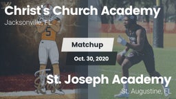 Matchup: Christ's Church vs. St. Joseph Academy  2020