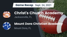 Recap: Christ's Church Academy vs. Mount Dora Christian Academy 2021